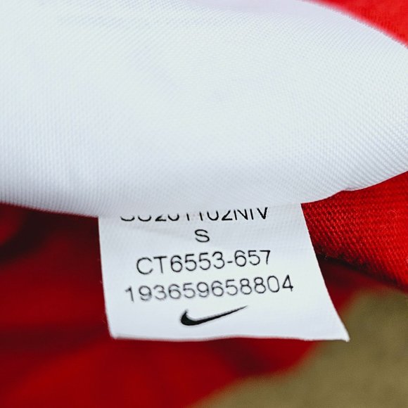 The Nike Tee Nike 2020 Olympic Red Two Sided T-Shirt, Sz S - Picture 7 of 9